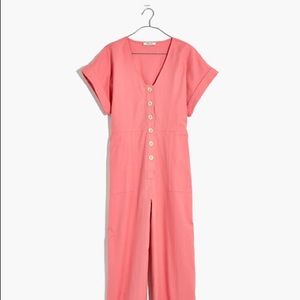 Madewell Button-Front Day Jumpsuit